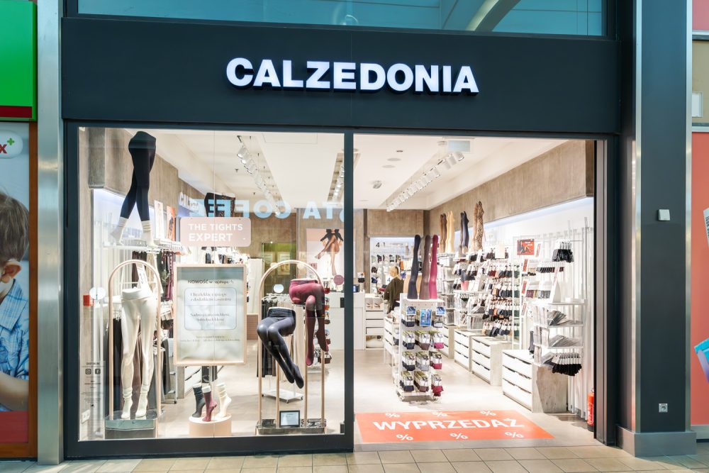 Witryna sklepu Calzedonia w M1 Kraków
