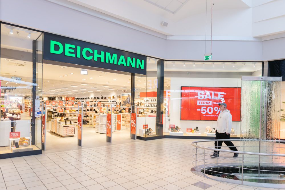 witryna sklepu Deichmann w M1 Kraków