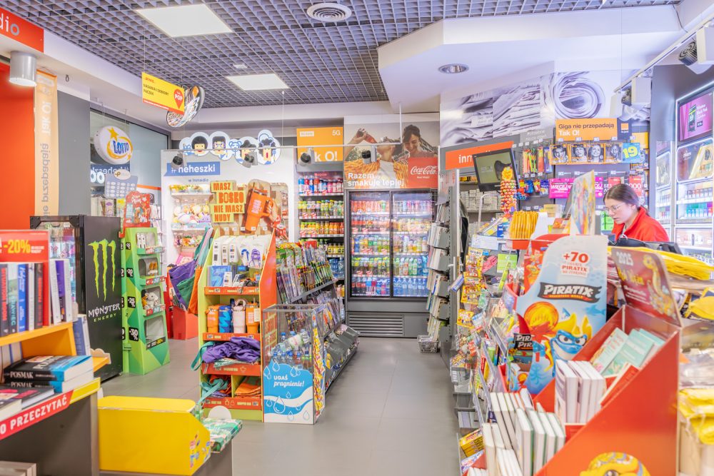 Wnętrze salonu Inmedio w M1 Kraków