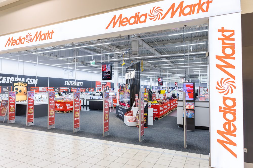 Witryna MediaMarkt w M1 Kraków