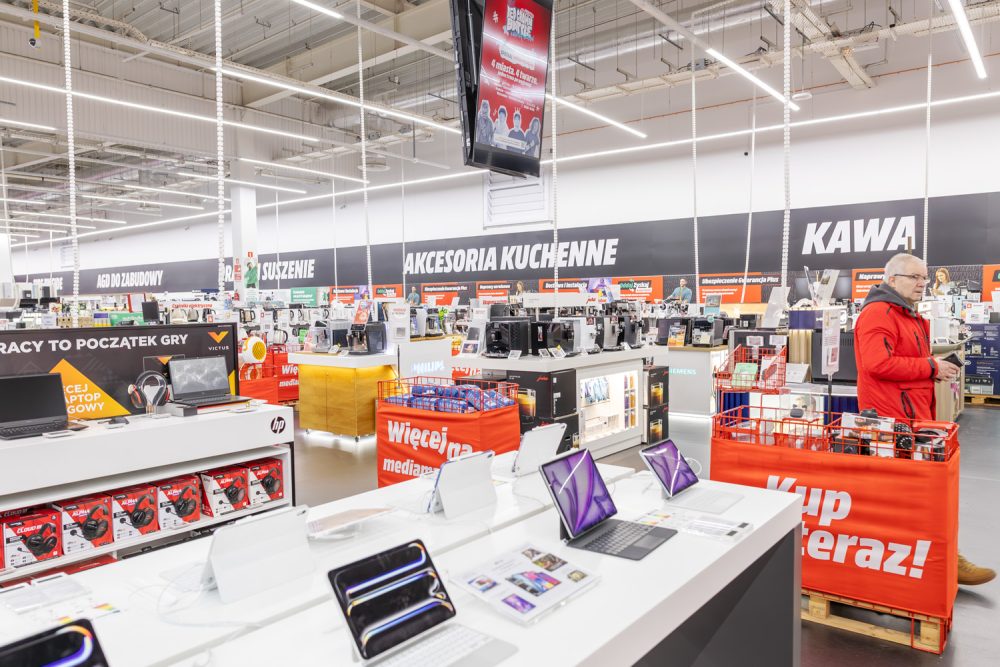 Oferta elektroniki w sklepie MediaMarkt w M1 Kraków