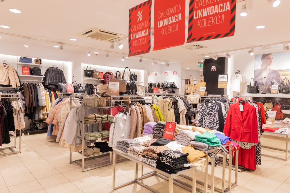 Asortyment sklepu Monnari w M1 Kraków
