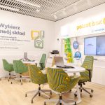 Wnętrze salonu Plus i Polsat Box w M1 Kraków