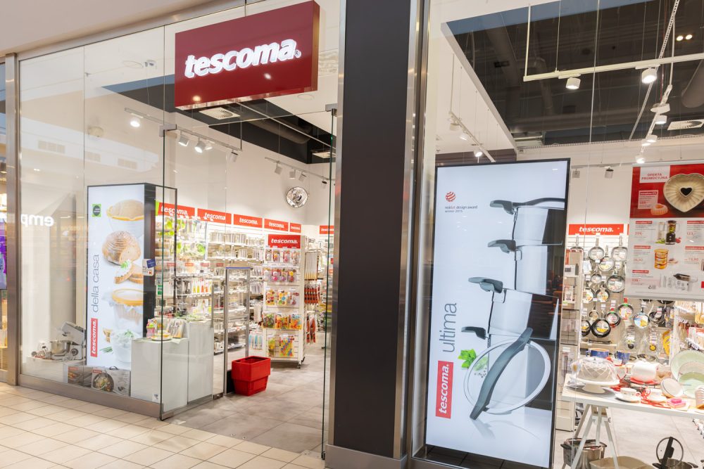 Witryna sklepu Tescoma w M1 Kraków