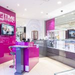 Wnętrze salonu Time Trend w M1 Kraków
