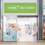 Witryna sklepu Ziaja w M1 Kraków