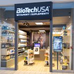Witryna sklepu BioTech USA w M1 Kraków