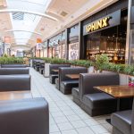 Stoliki w restauracji SPHINX w M1 Kraków