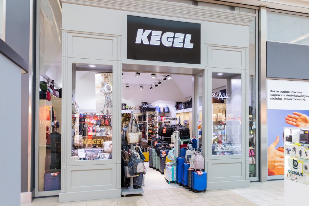 Witryna sklepu Kegel w M1 Kraków