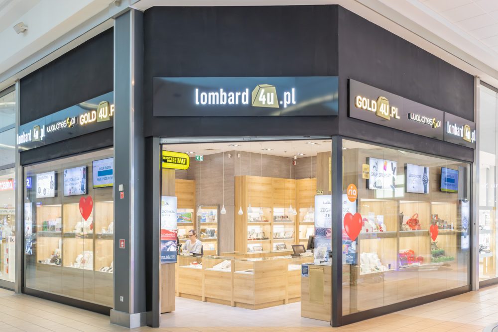 Witryna lombardu Lombard4u.pl w M1 Kraków