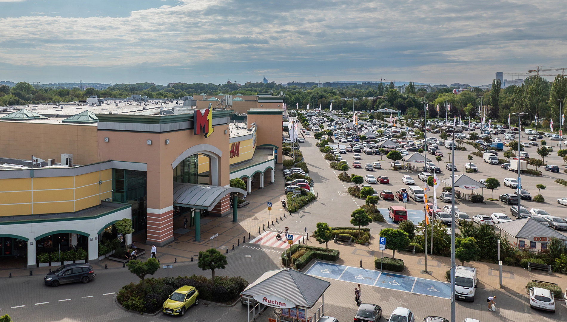 zdjęcie m1 Kraków z lotu ptaka
