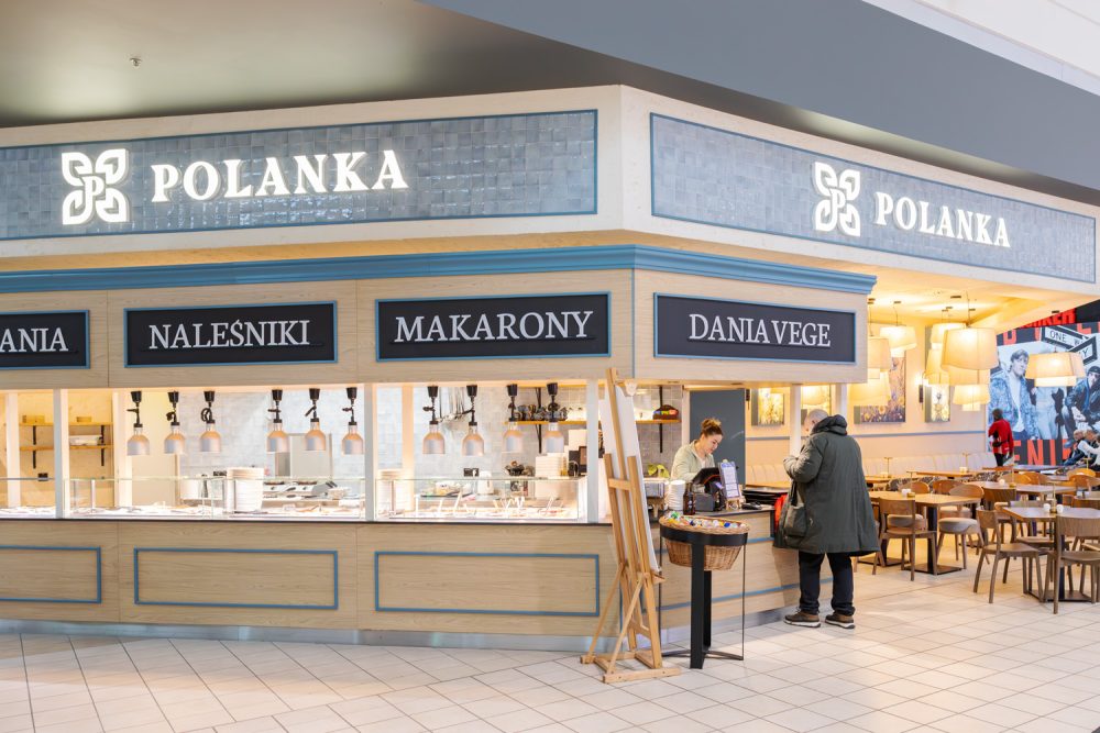 Kasa i lady w restauracji Polanka w M1 Kraków