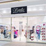 Witryna sklepu Vanilla Body Shop w M1 Kraków