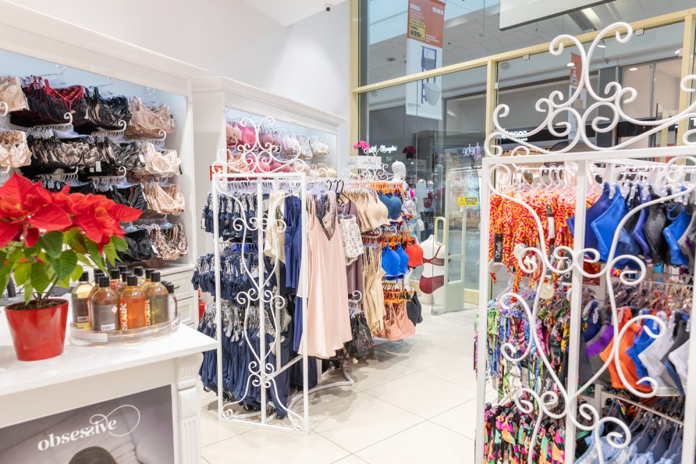 Piżamy i bielizna w sklepie Vanilla Body Shop w M1 Kraków