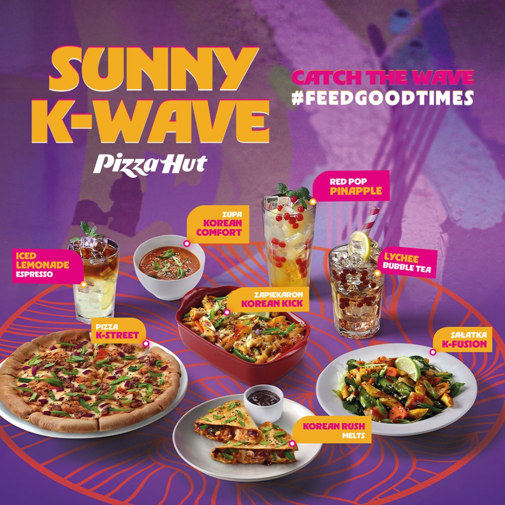 Pizza Hut M1 Kraków menu Sunny K-Wave kuchnia koreańska